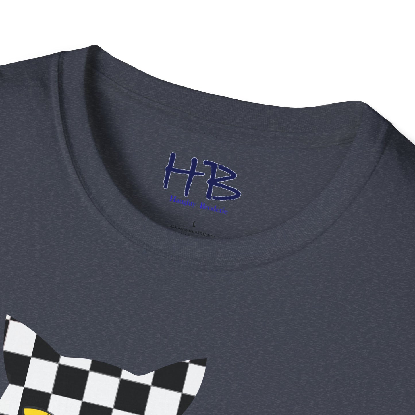 Unconventional Elegance: The Checkered Cat