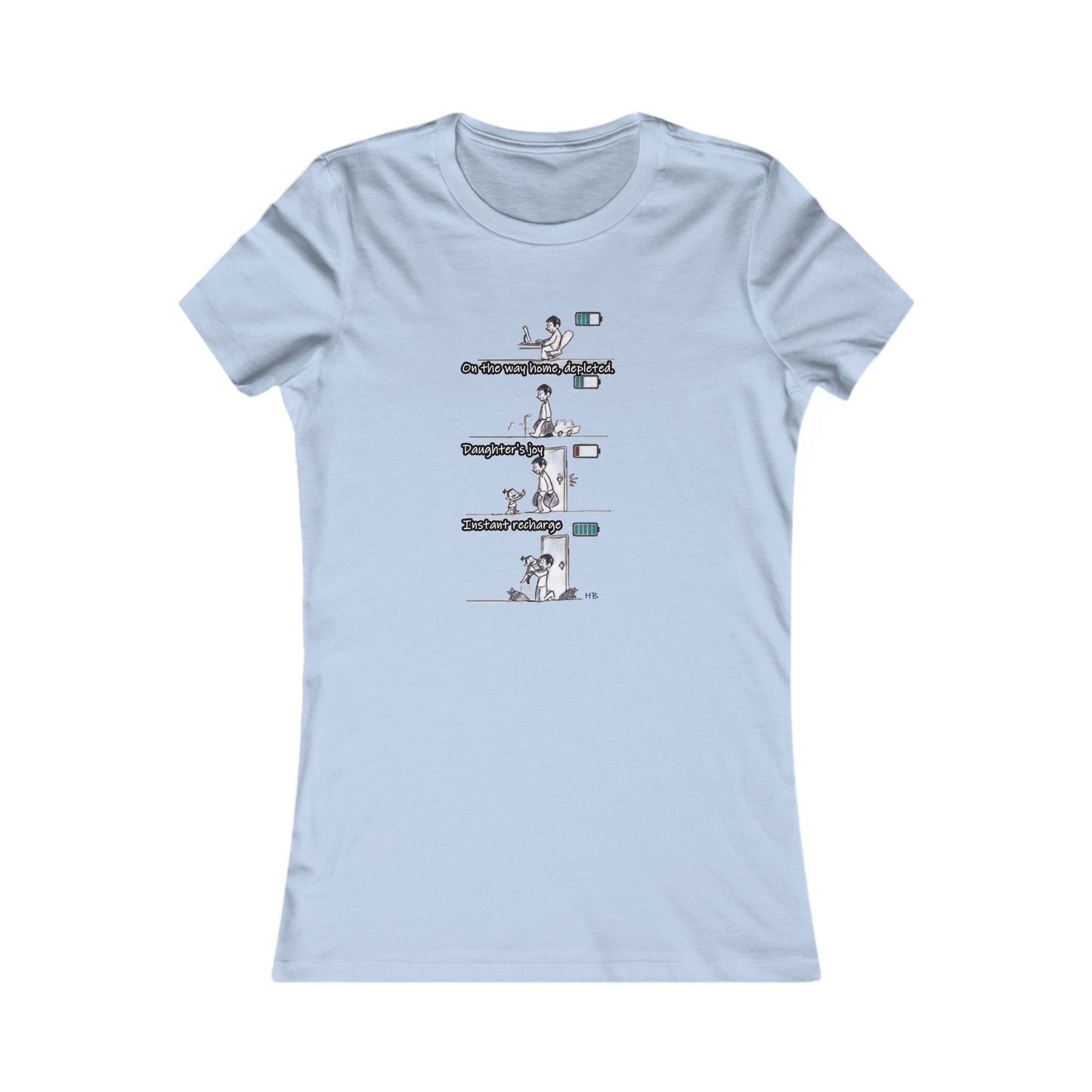 Life's Canvas Daily Energies Unleashed; Day in, Day Out From Office to Home using Threads of Resilience (Women - Premium Cotton Tee)