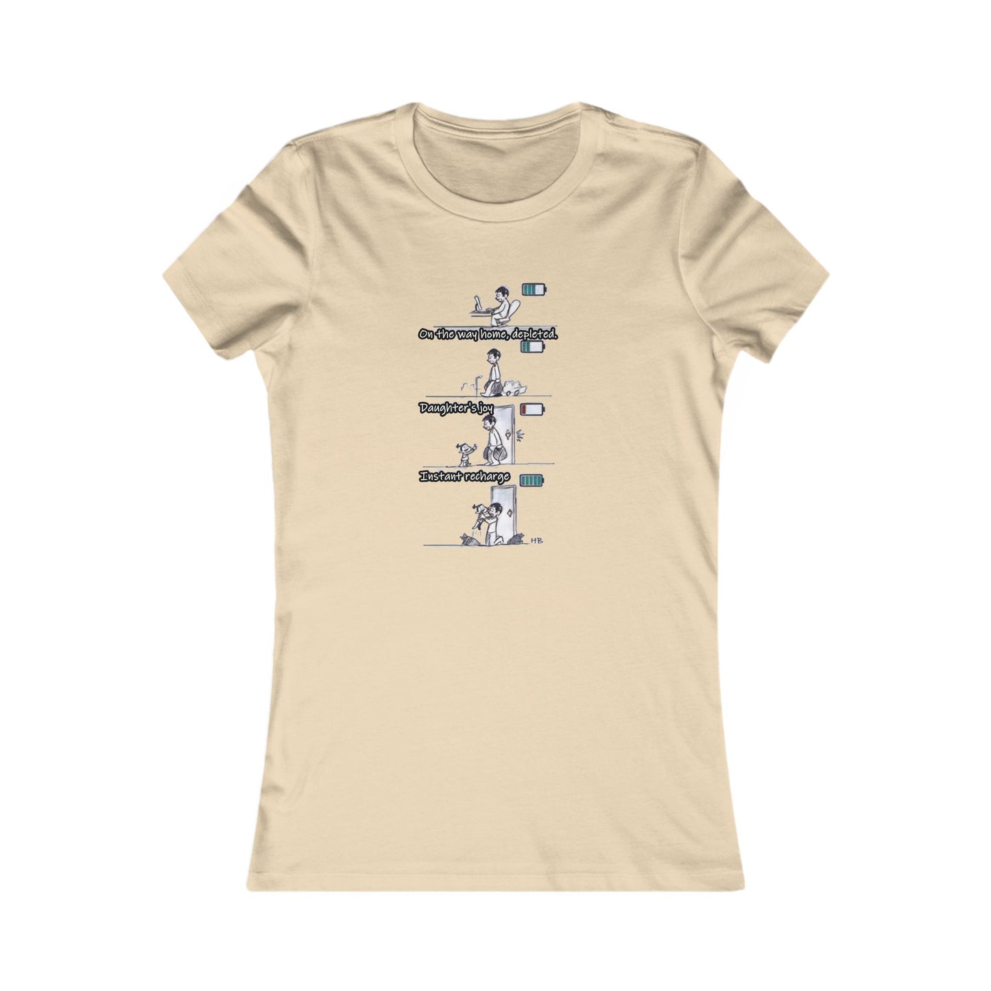 Life's Canvas Daily Energies Unleashed; Day in, Day Out From Office to Home using Threads of Resilience (Women - Premium Cotton Tee)