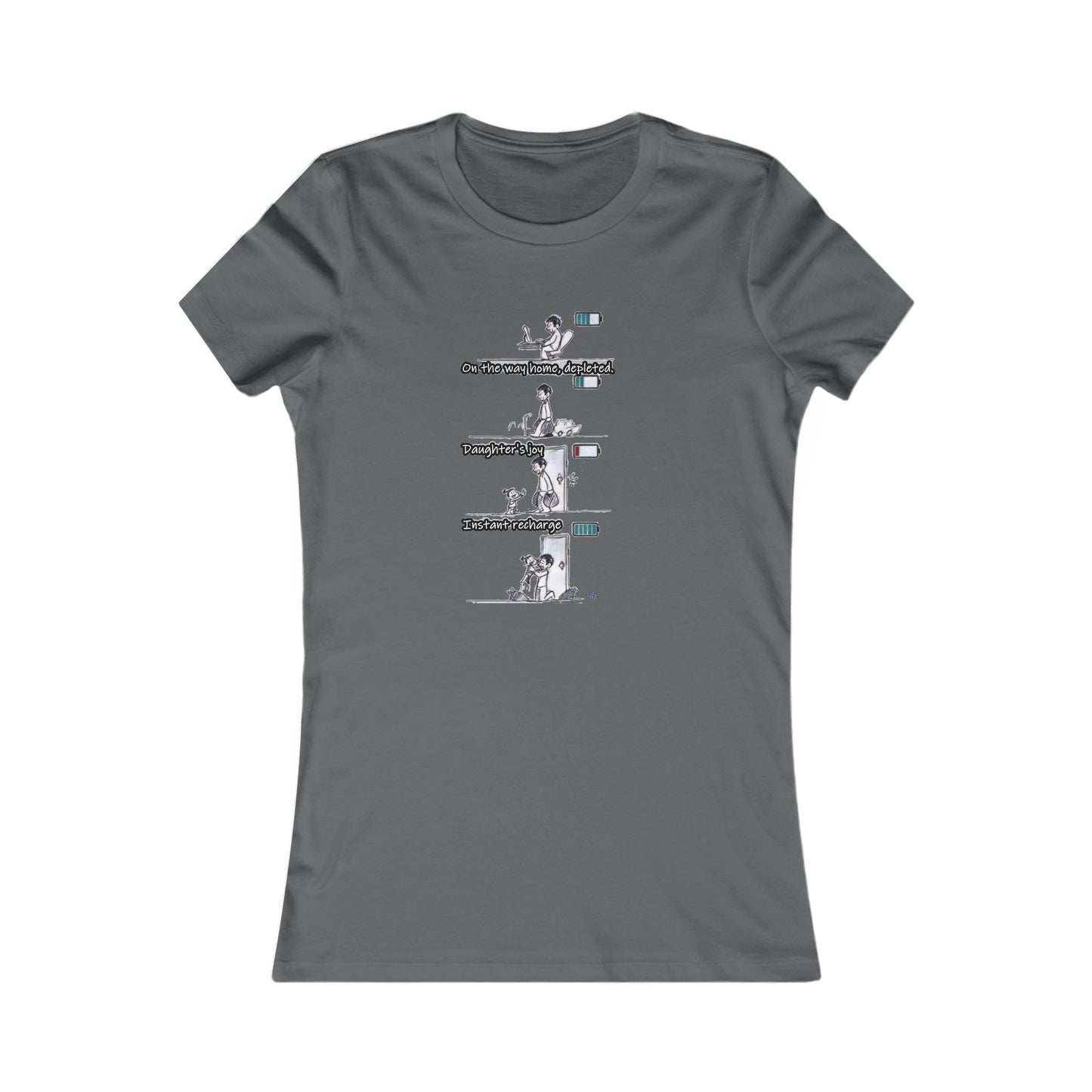 Life's Canvas Daily Energies Unleashed; Day in, Day Out From Office to Home using Threads of Resilience (Women - Premium Cotton Tee)
