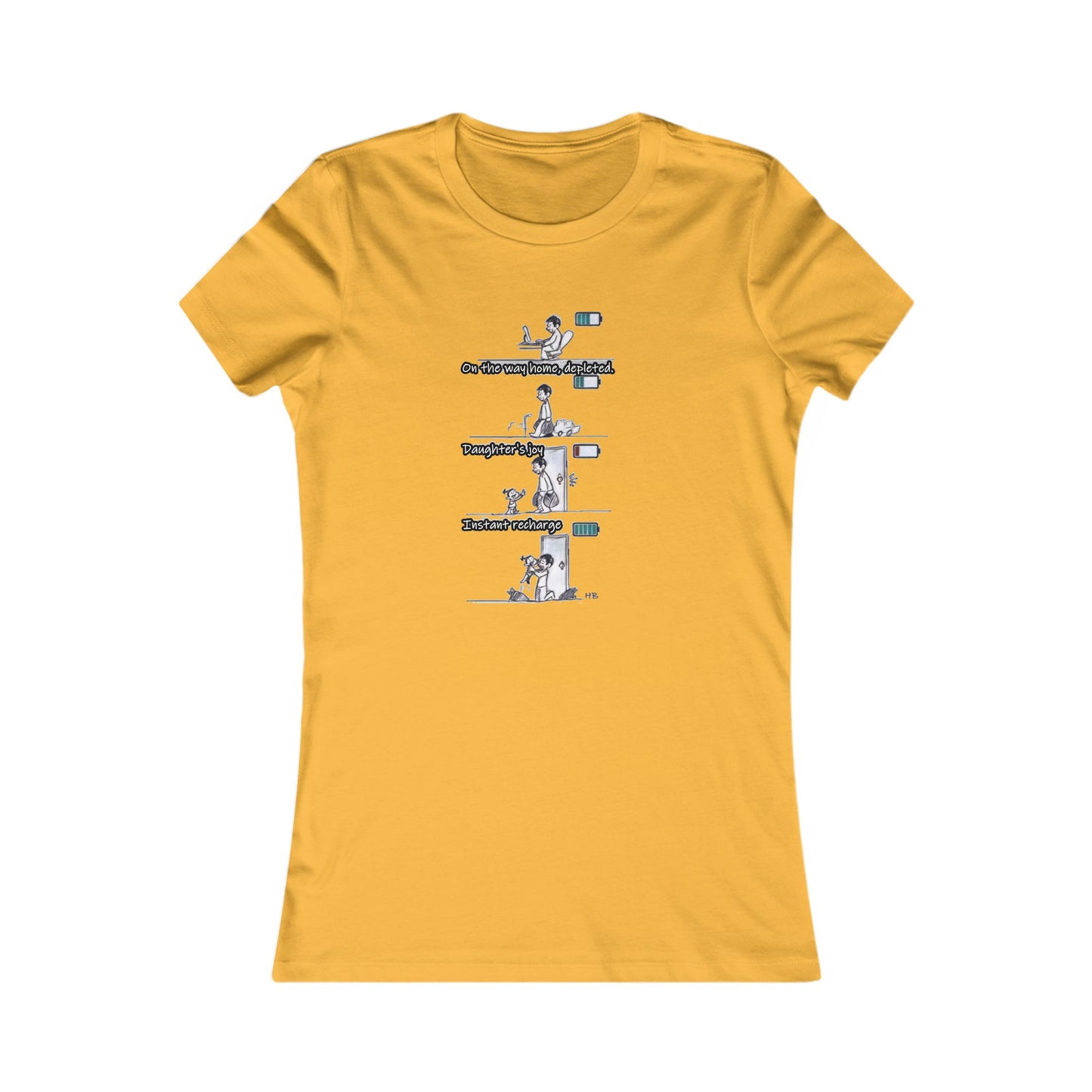 Life's Canvas Daily Energies Unleashed; Day in, Day Out From Office to Home using Threads of Resilience (Women - Premium Cotton Tee)