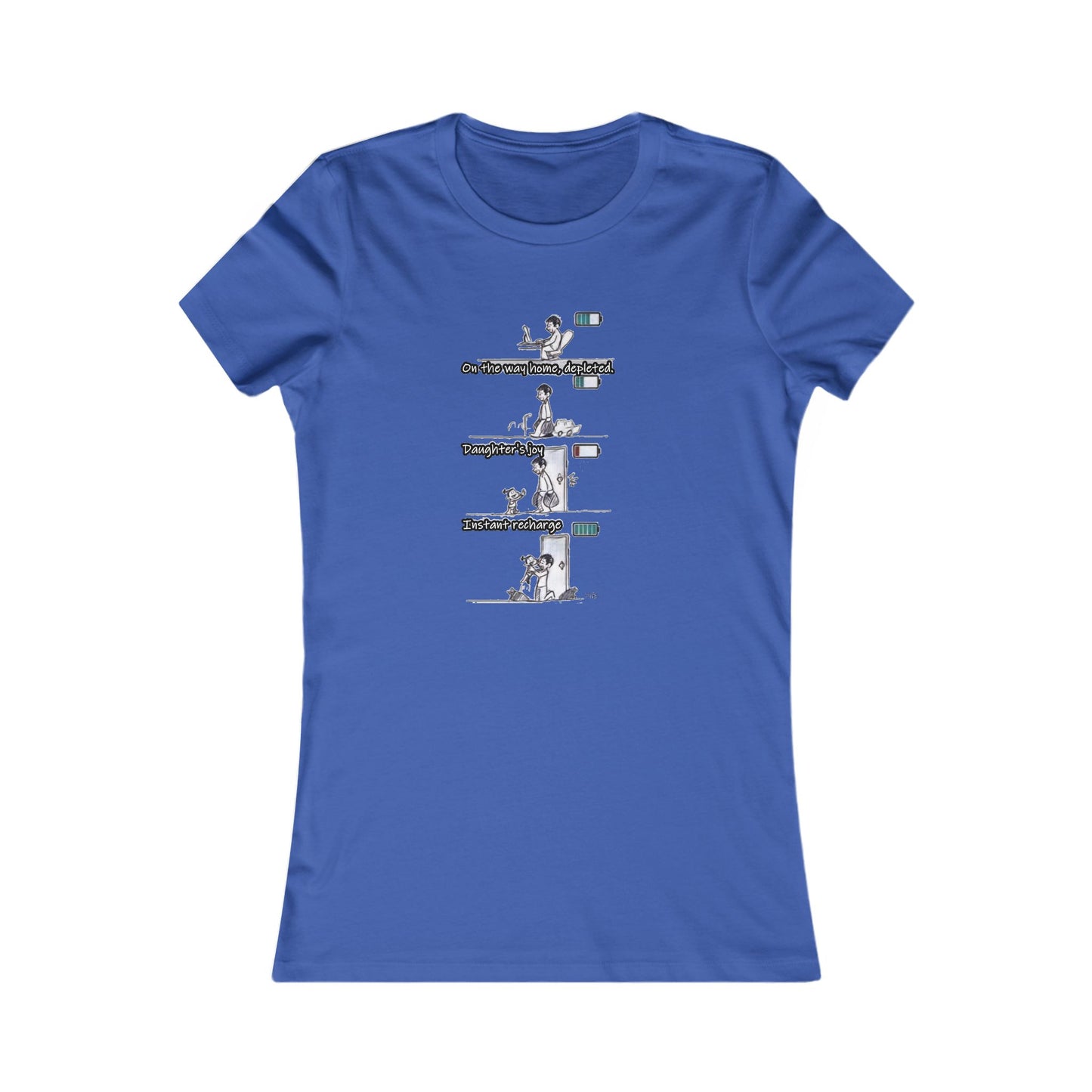 Life's Canvas Daily Energies Unleashed; Day in, Day Out From Office to Home using Threads of Resilience (Women - Premium Cotton Tee)