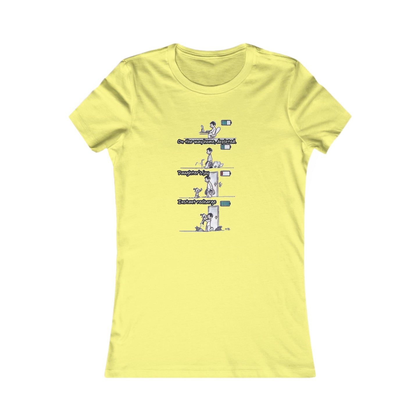 Life's Canvas Daily Energies Unleashed; Day in, Day Out From Office to Home using Threads of Resilience (Women - Premium Cotton Tee)