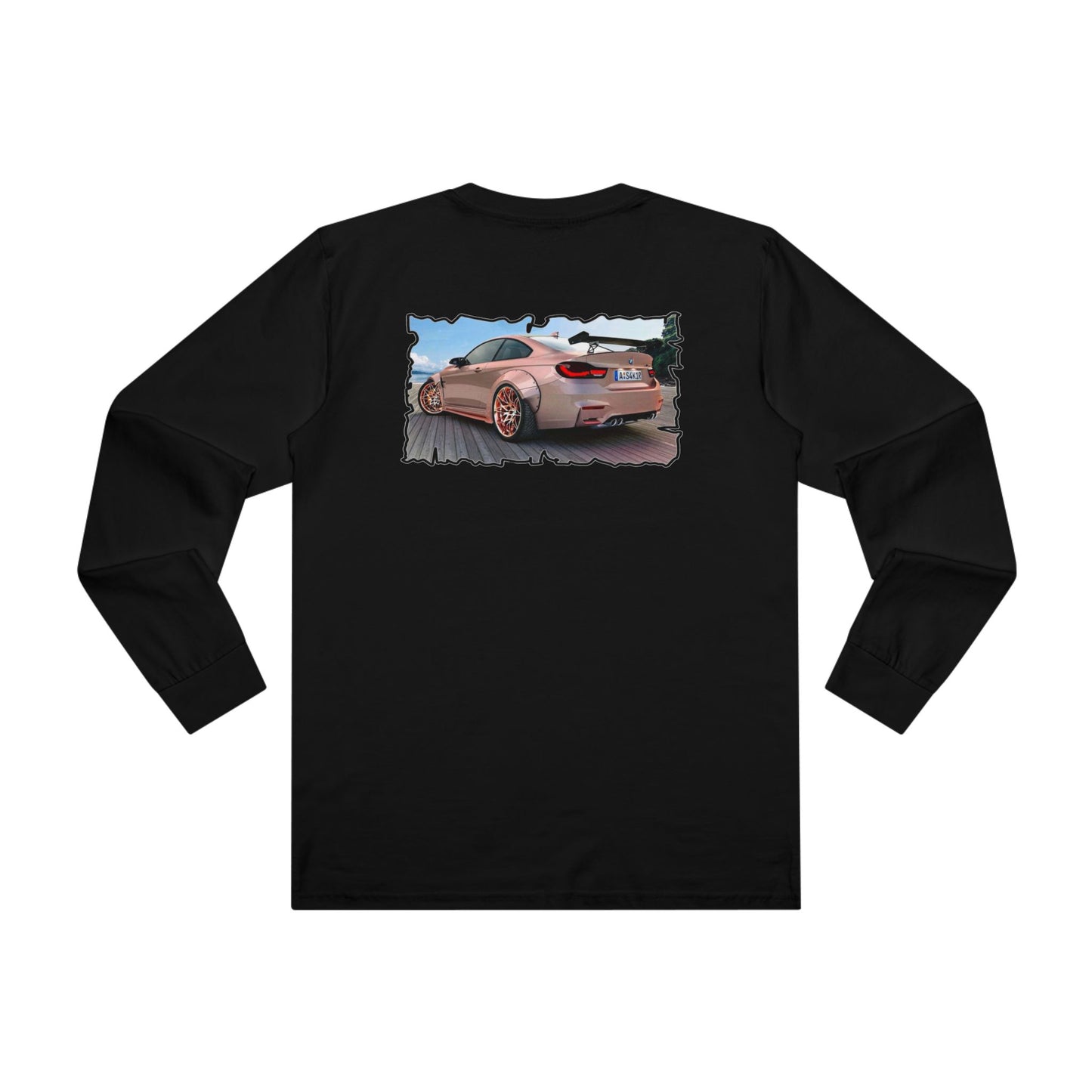 Get Yours Now -- Customized pink BMW M3 (Men's Base Longsleeve Tee - All-Season Wear)