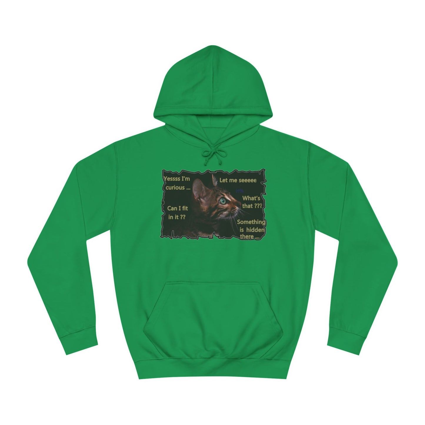 Get Yours Now -- Kitten curiosity and care free (Hoodie - Cozy and Durable)