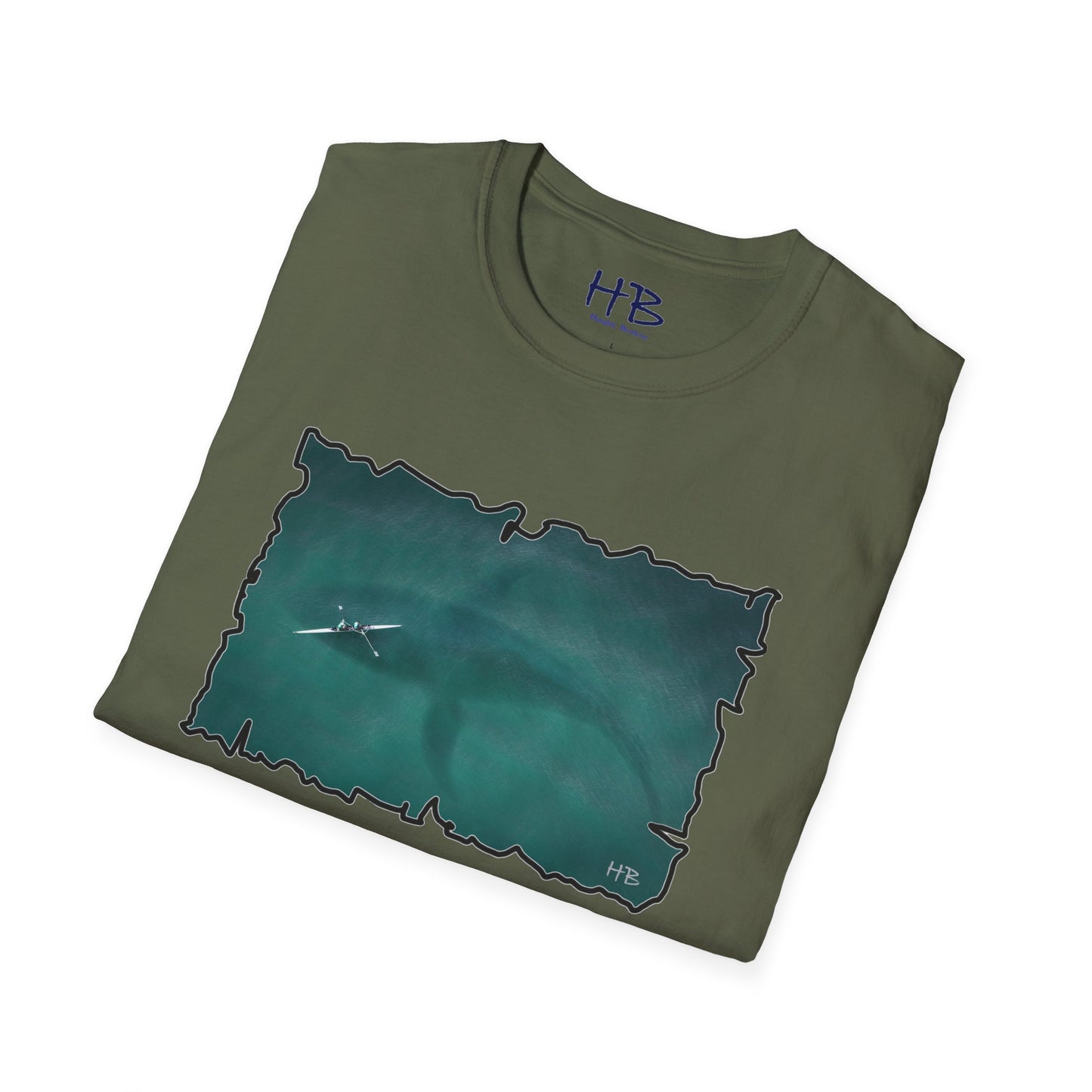 Whale's Shadow: A Harmony Between Worlds Tee Shirt