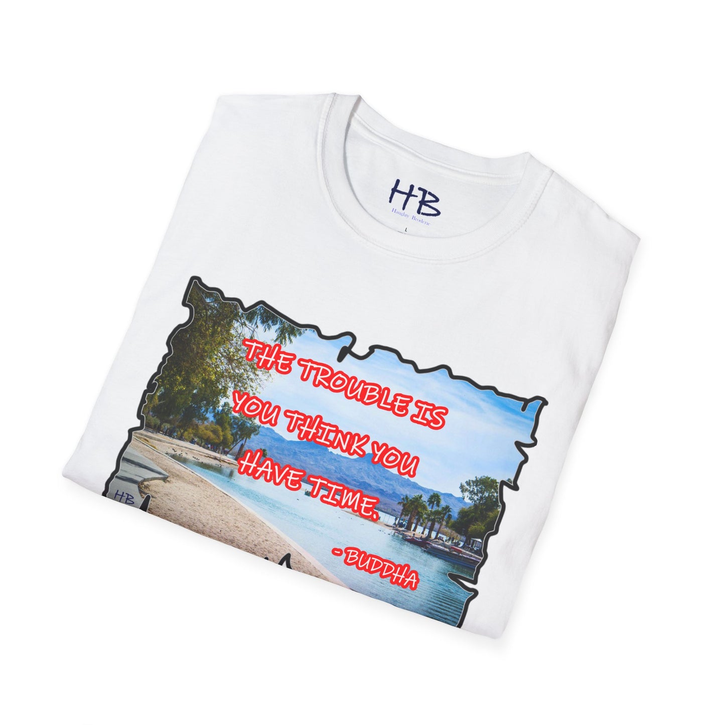 Buddha's Timeless Horizon Harmony; Philosophical Mirage Ethereal Lake Sunset Discourse 2