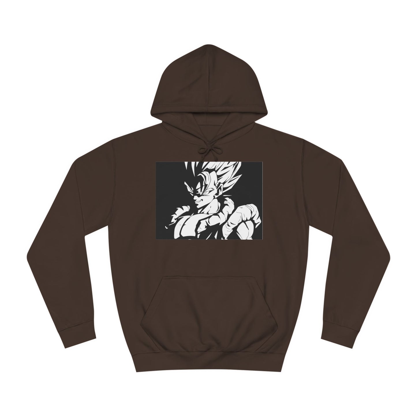 Get Yours Now -- Japanese Superhero anime in black and white (Hoodie - Cozy and Durable)
