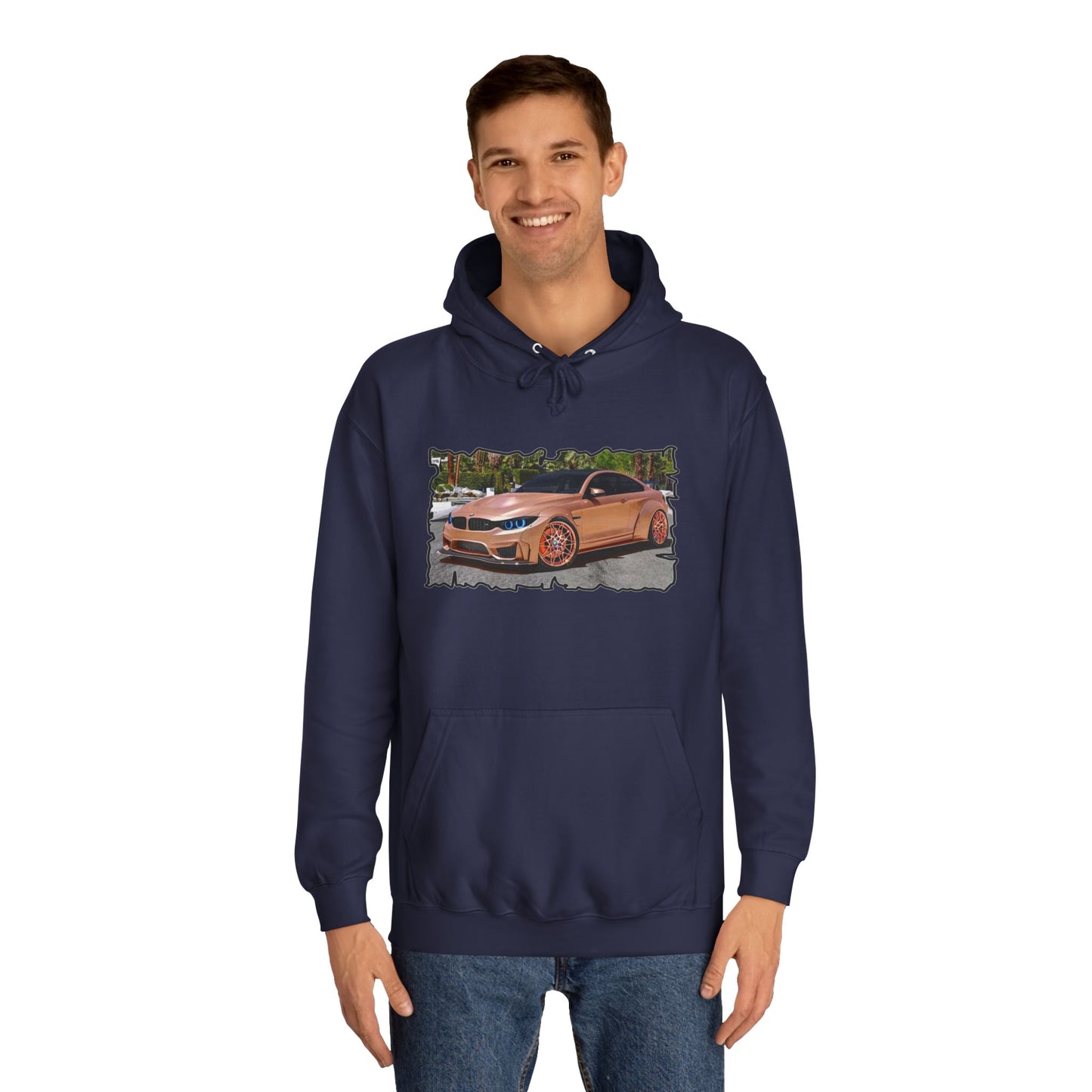 Get Yours Now -- Customized pink BMW M3 (Hoodie - Cozy and Durable)