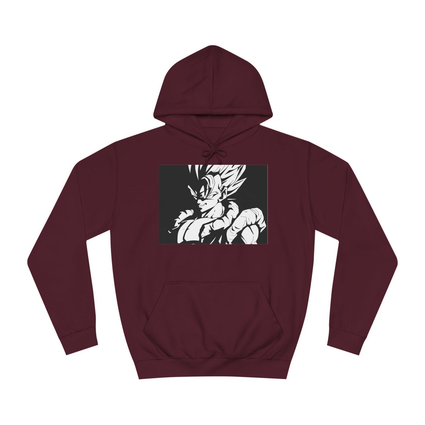 Get Yours Now -- Japanese Superhero anime in black and white (Hoodie - Cozy and Durable)