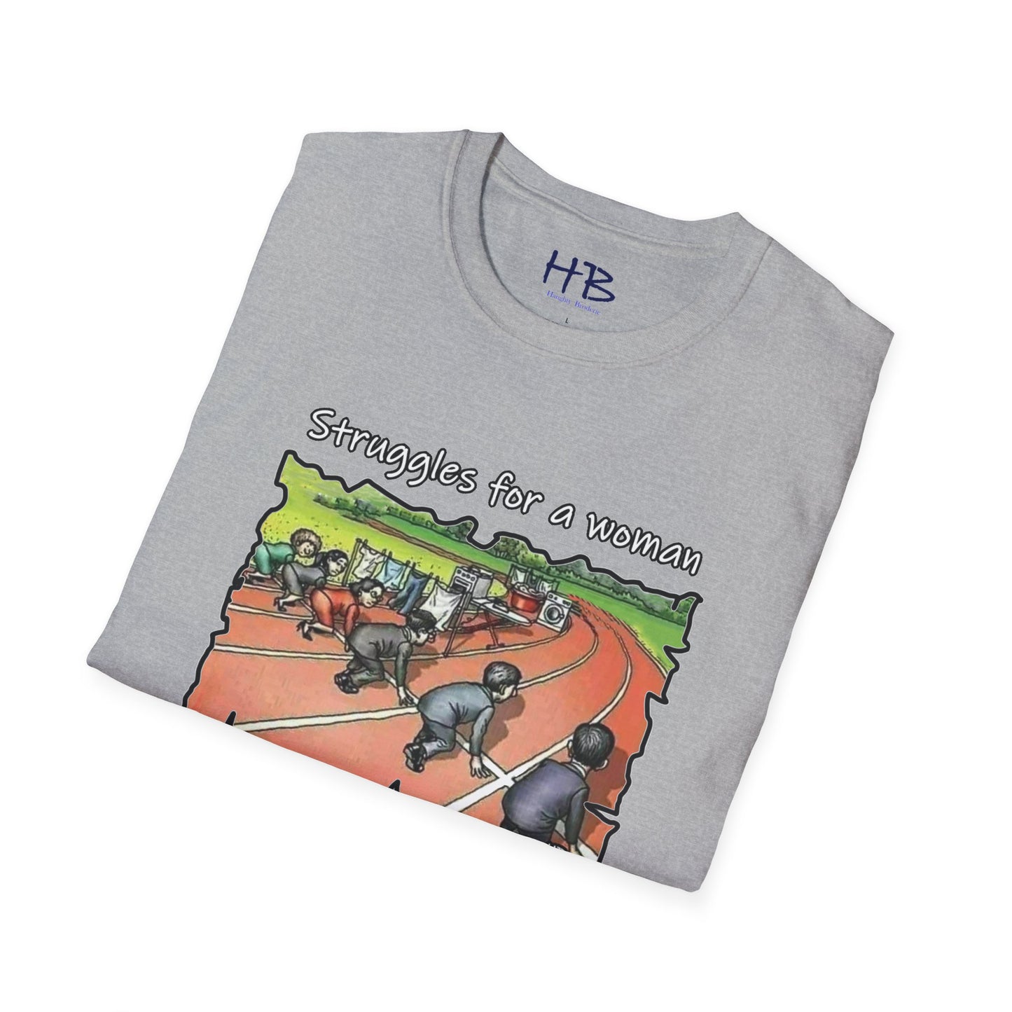 Empowerment in Motion Paving the Path; Championing Women's Journeys Equality in Every Stitch Struggling Silhouettes using A Feminist Allegory