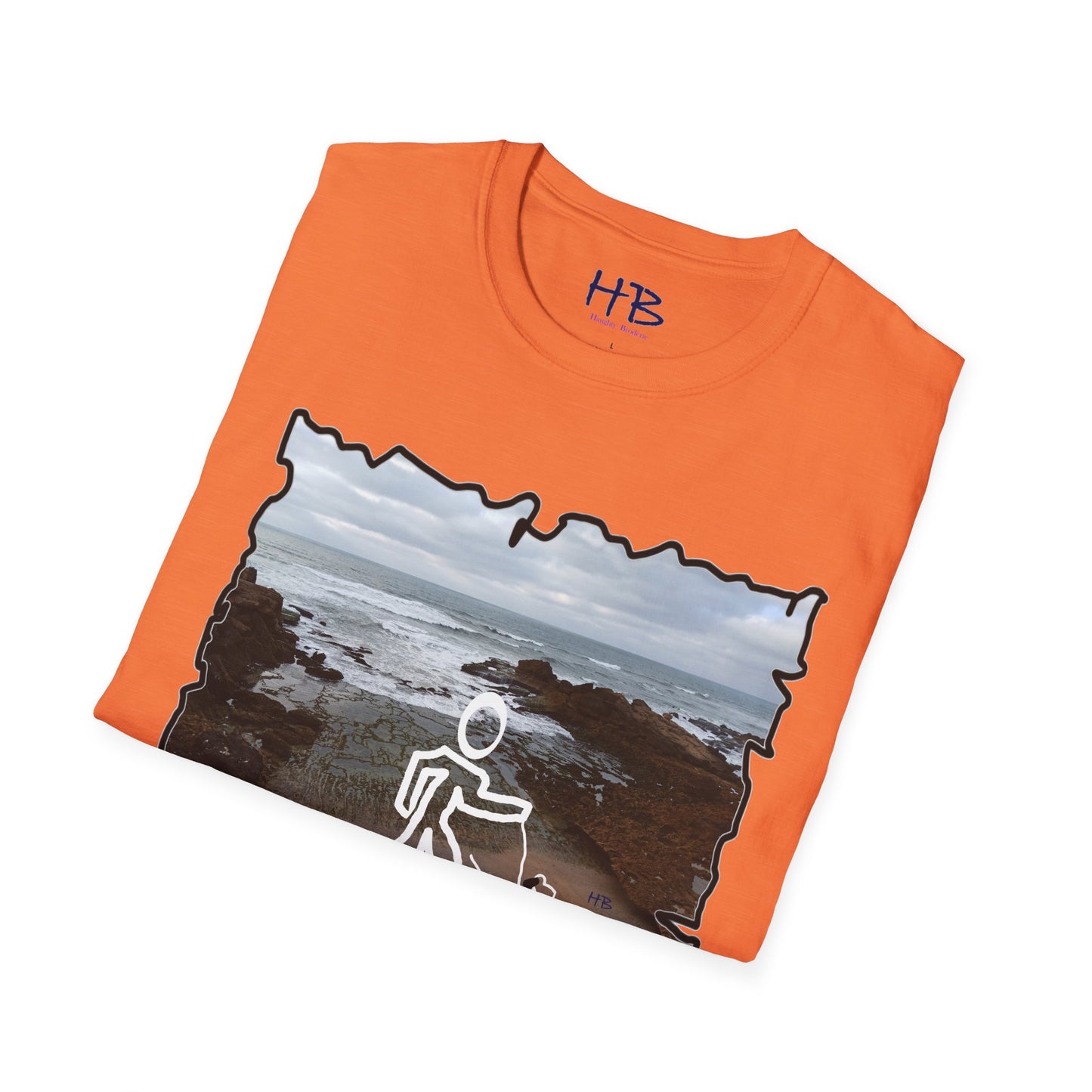 Rocky Shoreline Peaceful Oceanic; Harmony with Nature Garb Furry Friend Companion