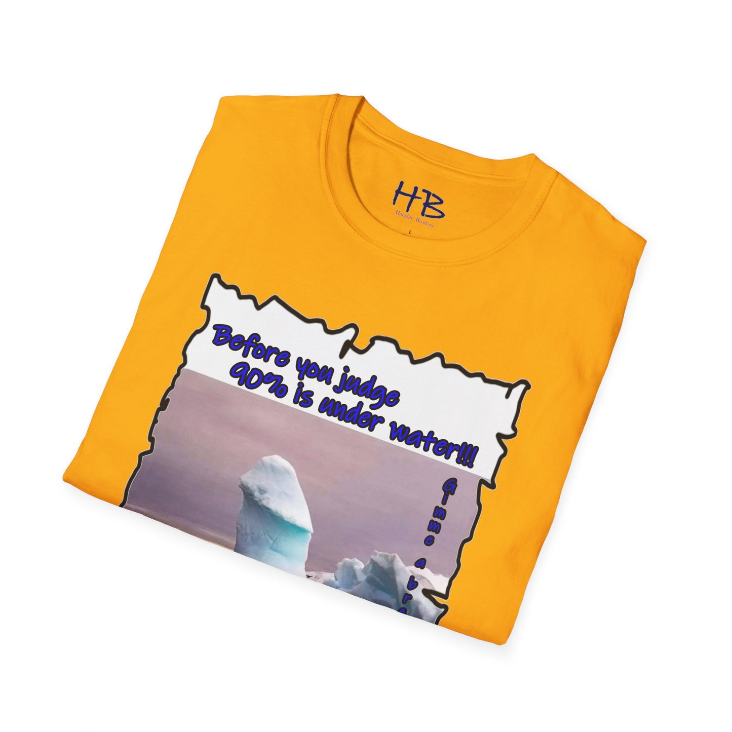 90% Below Judging the Unseen Beneath the Surface; The Iceberg Perspective Laughing at Assumptions While Challenging Prejudice