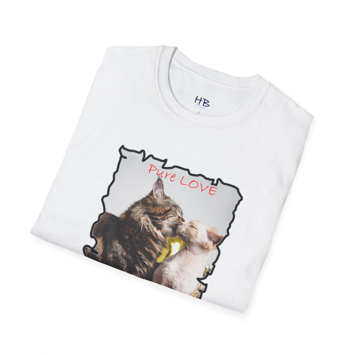 Pure LOVE Cats kissing