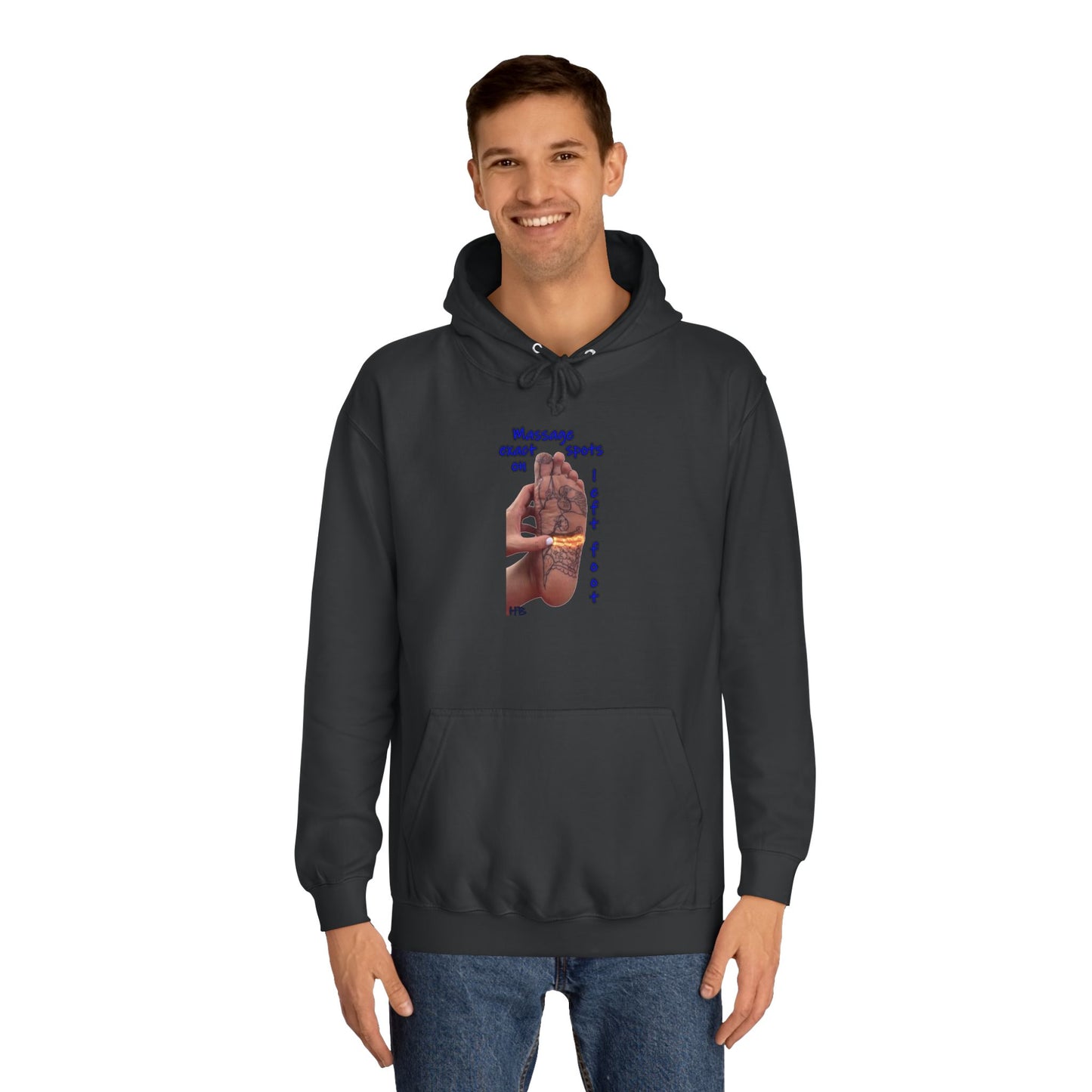 Get Yours Now -- Foot-Palm Wellness Organic Harmony;  Self-Care Holistic Healthwear (Hoodie - Cozy and Durable)