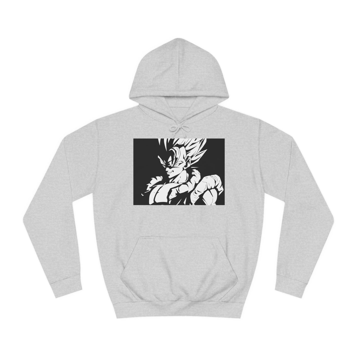 Get Yours Now -- Japanese Superhero anime in black and white (Hoodie - Cozy and Durable)