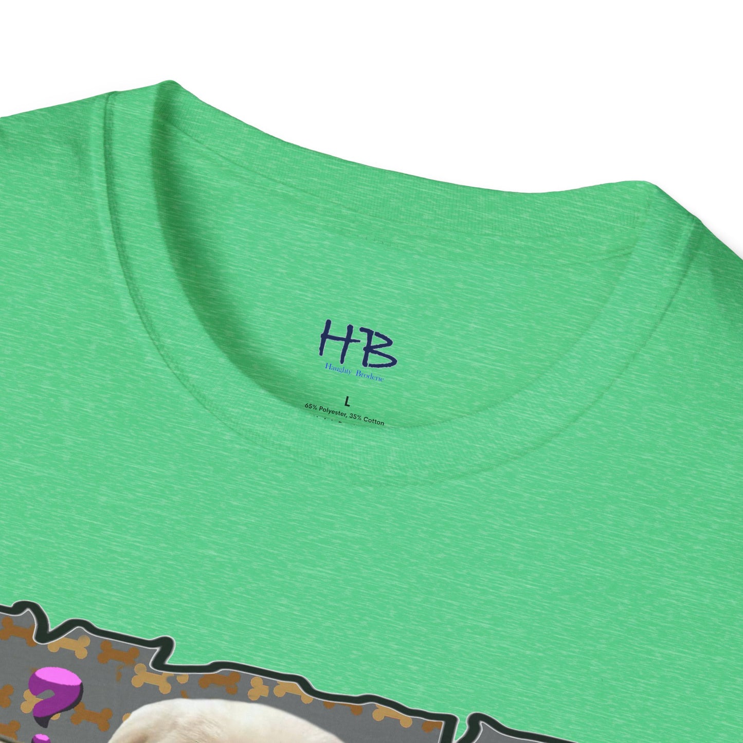 Baby Bichon Maltese with cluelessness innocent look "I don't undoustaaaand"