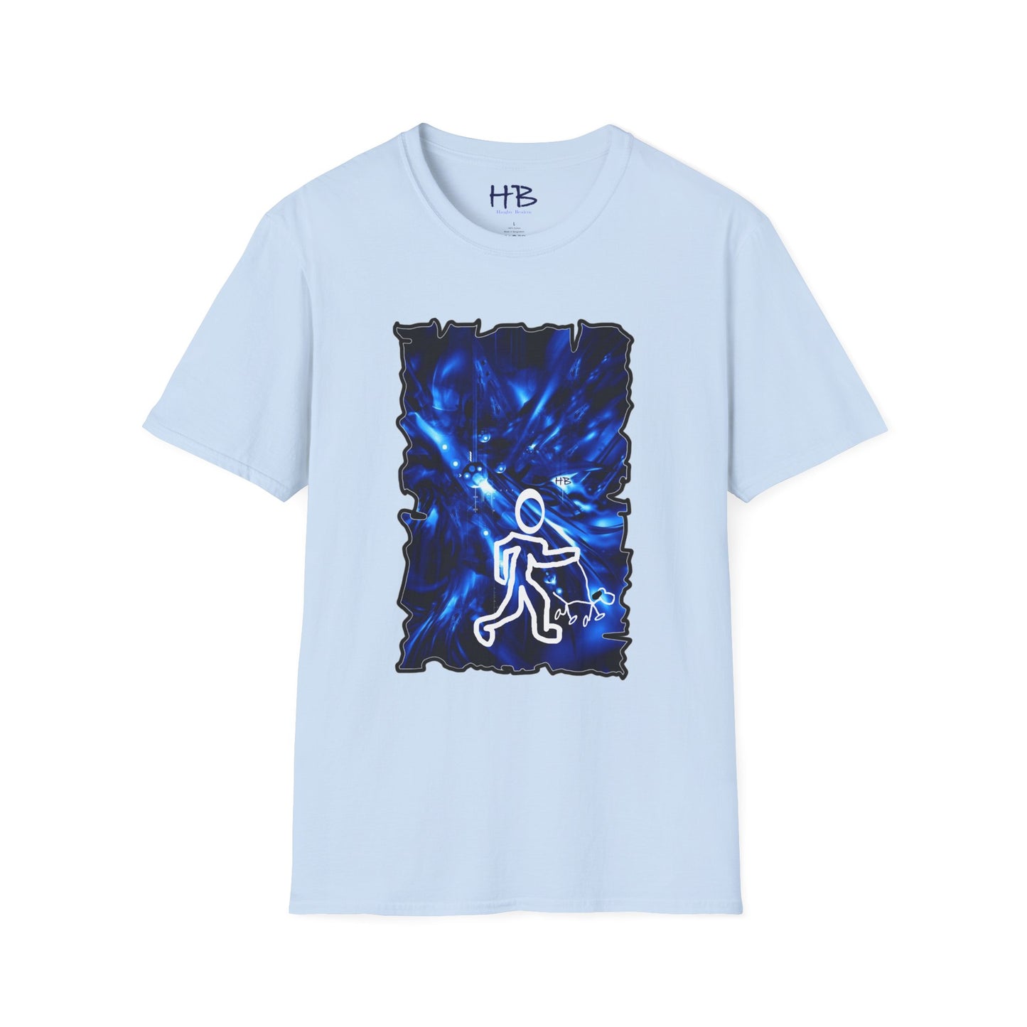 The Artistic Threads of Unity Elegance: Dark Blue and White Walking with  A Tale of Togetherness Purpose Stickman with dog