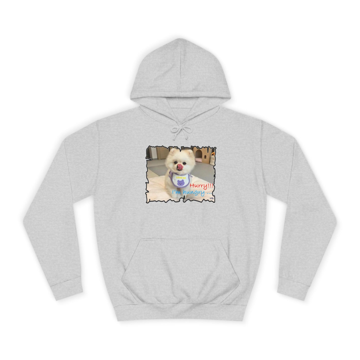 Bichon Maltese "Hurry, I'm hungry!!!" (Hoodie - Cozy and Durable)