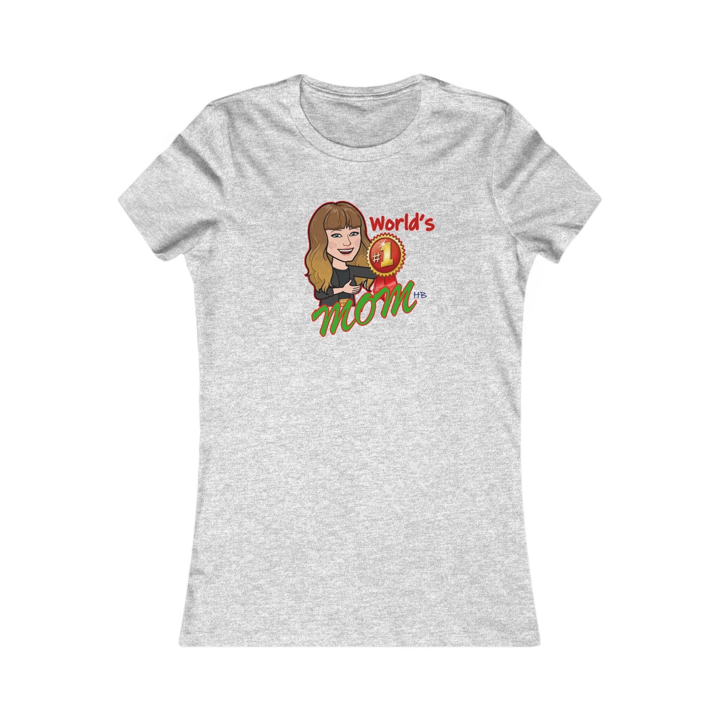World's number #1 Mom (Women - Premium Cotton Tee)