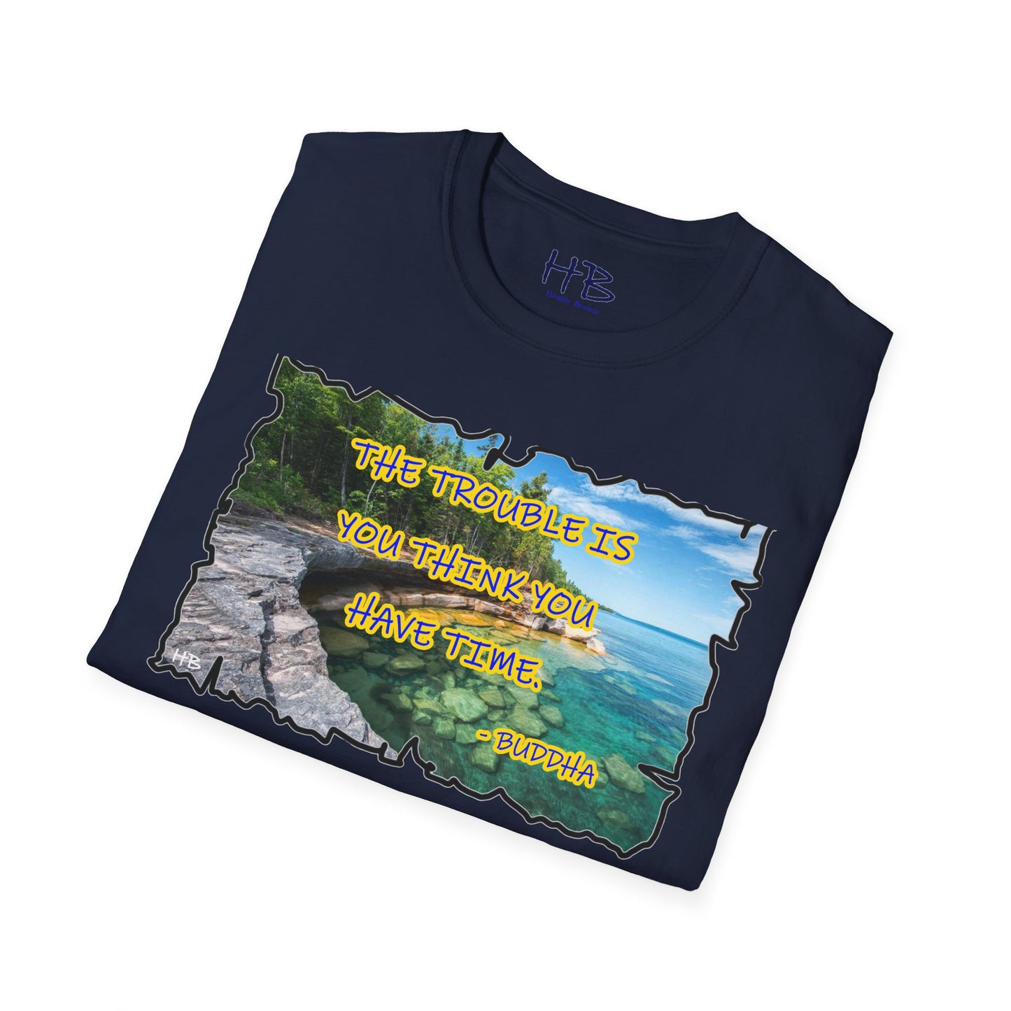 Buddha's Timeless Horizon Harmony; Philosophical Mirage Ethereal Lake Sunset Discourse 6