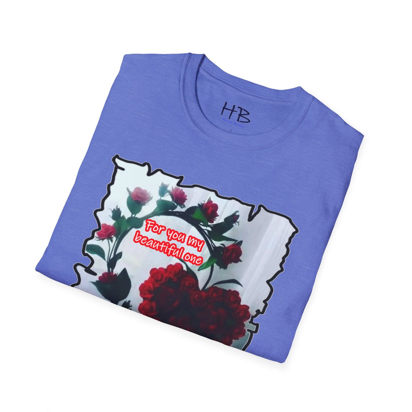 A Botanical Elegance Wearable Ode to Love; A Red Heart Rhapsody Floral Symphony Romantic Reverie