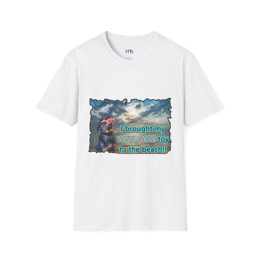 Luke (male Rothweiler) & Wizz Wizz at the beach