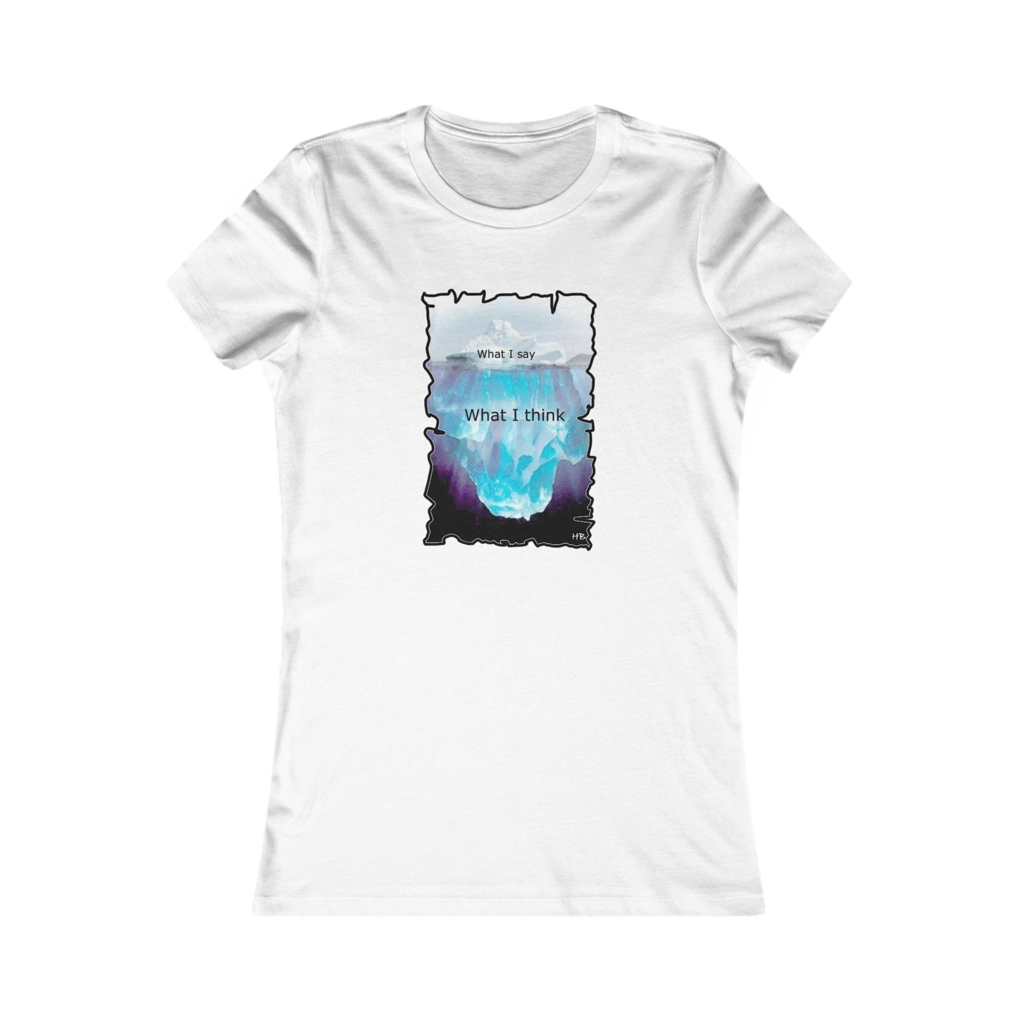 Below the Surface Veiled Verbalization (Women - Premium Cotton Tee)