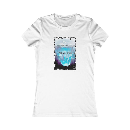 Below the Surface Veiled Verbalization (Women - Premium Cotton Tee)