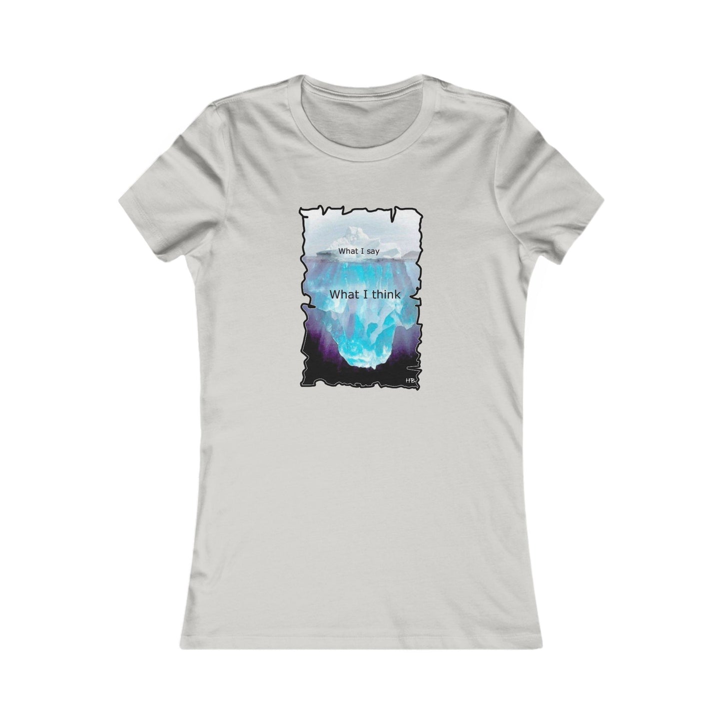 Below the Surface Veiled Verbalization (Women - Premium Cotton Tee)