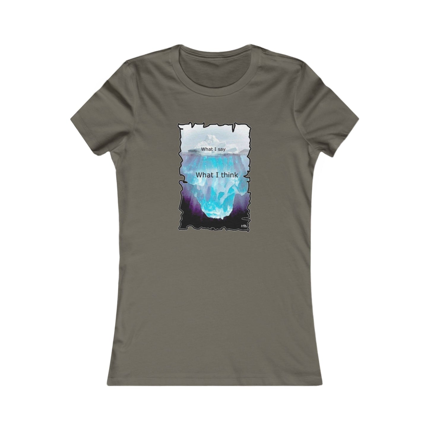 Below the Surface Veiled Verbalization (Women - Premium Cotton Tee)