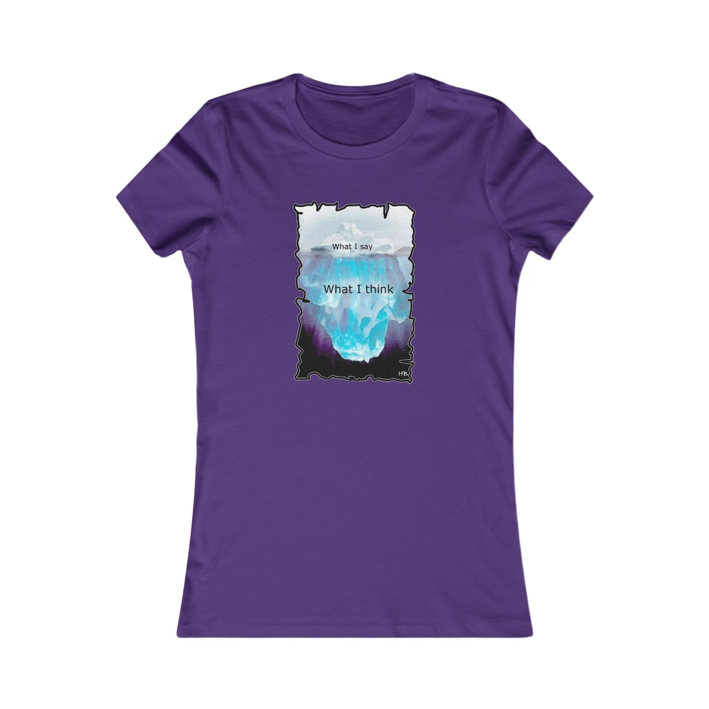 Below the Surface Veiled Verbalization (Women - Premium Cotton Tee)
