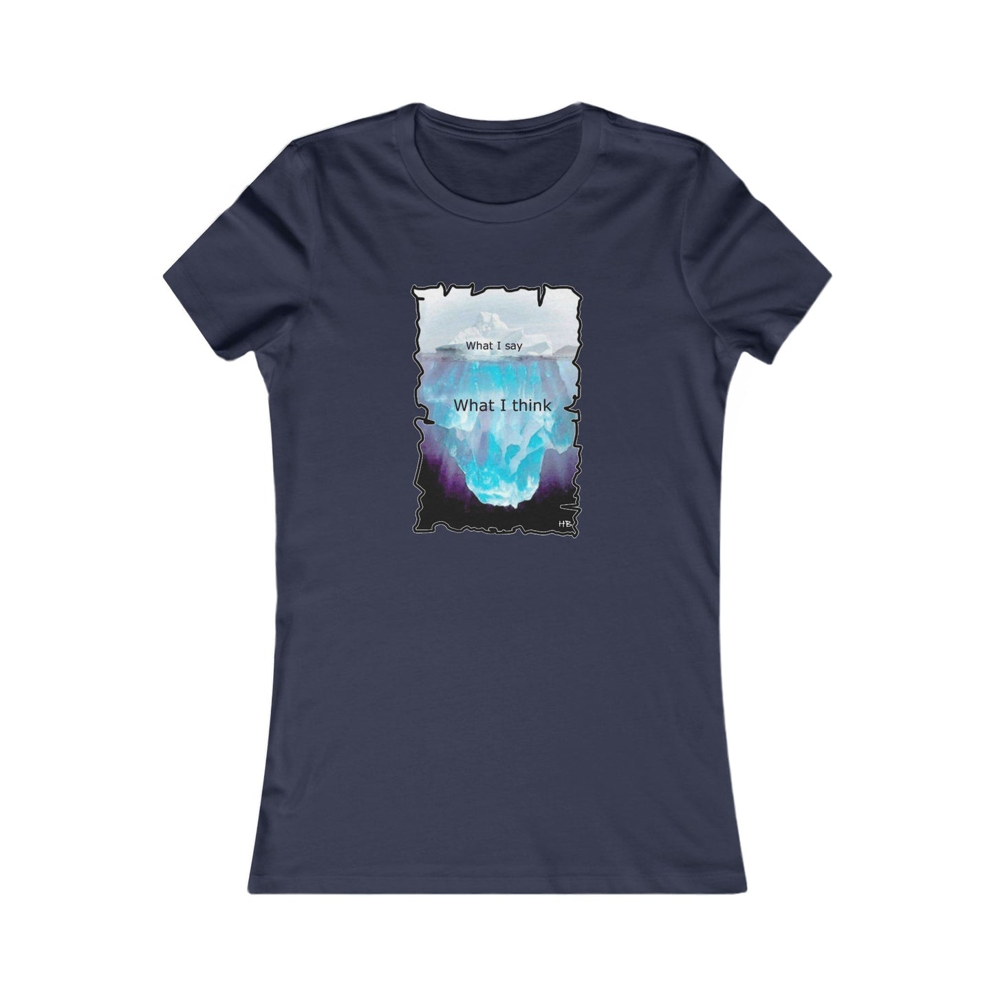 Below the Surface Veiled Verbalization (Women - Premium Cotton Tee)