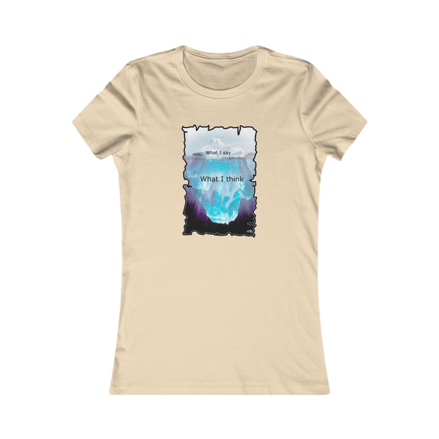 Below the Surface Veiled Verbalization (Women - Premium Cotton Tee)