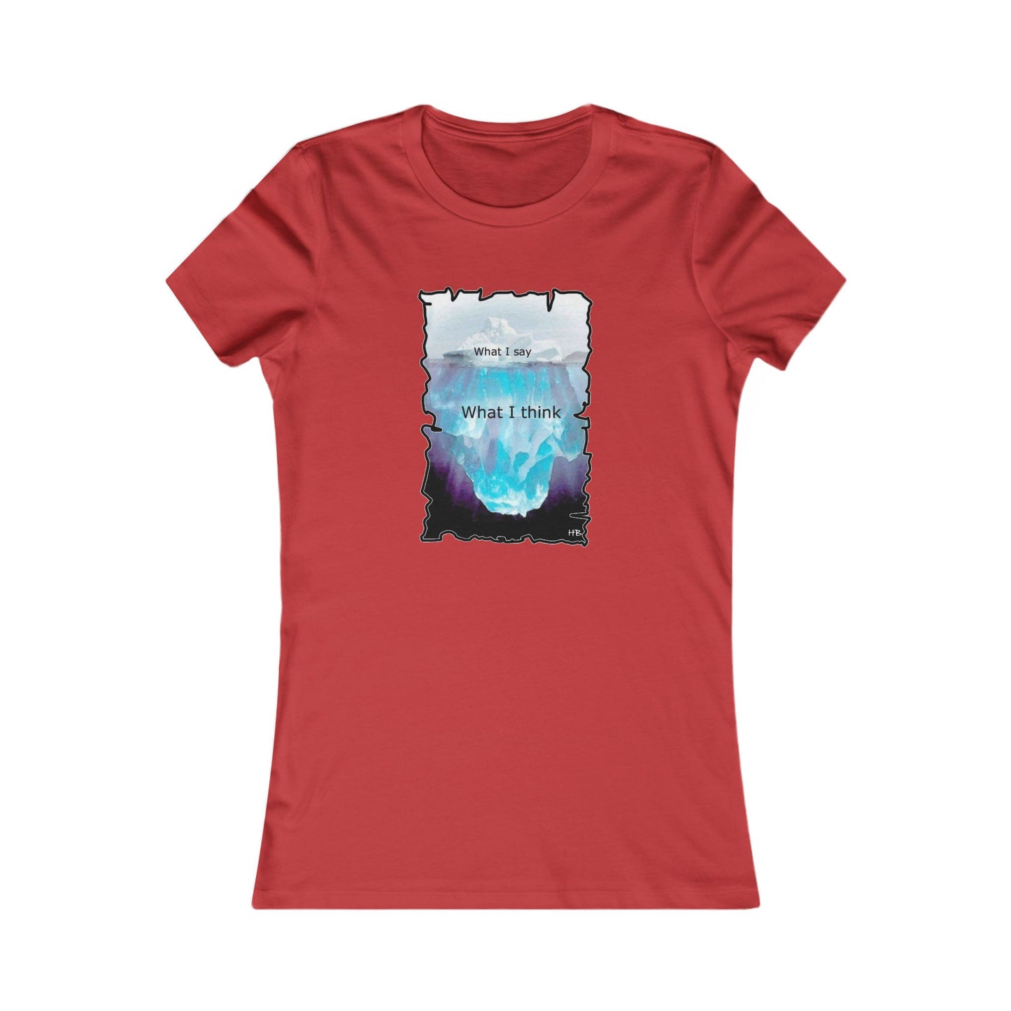 Below the Surface Veiled Verbalization (Women - Premium Cotton Tee)
