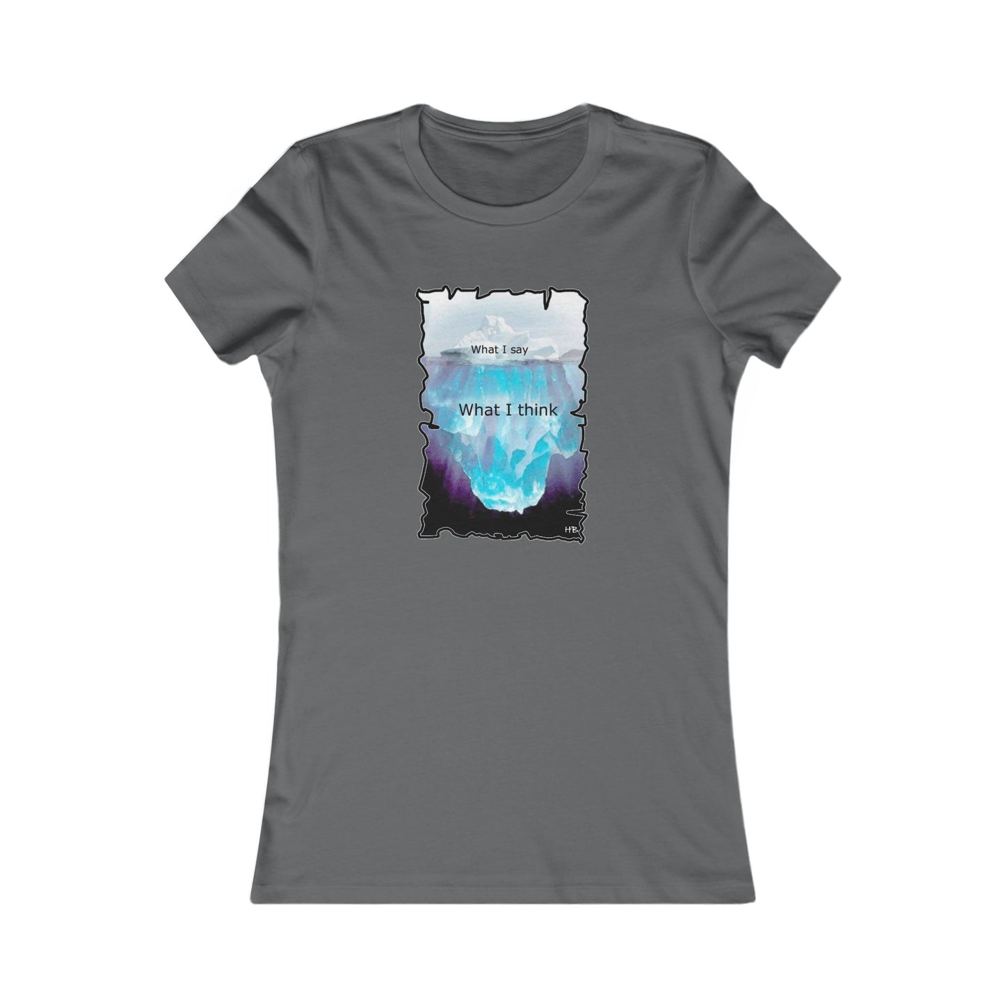 Below the Surface Veiled Verbalization (Women - Premium Cotton Tee)