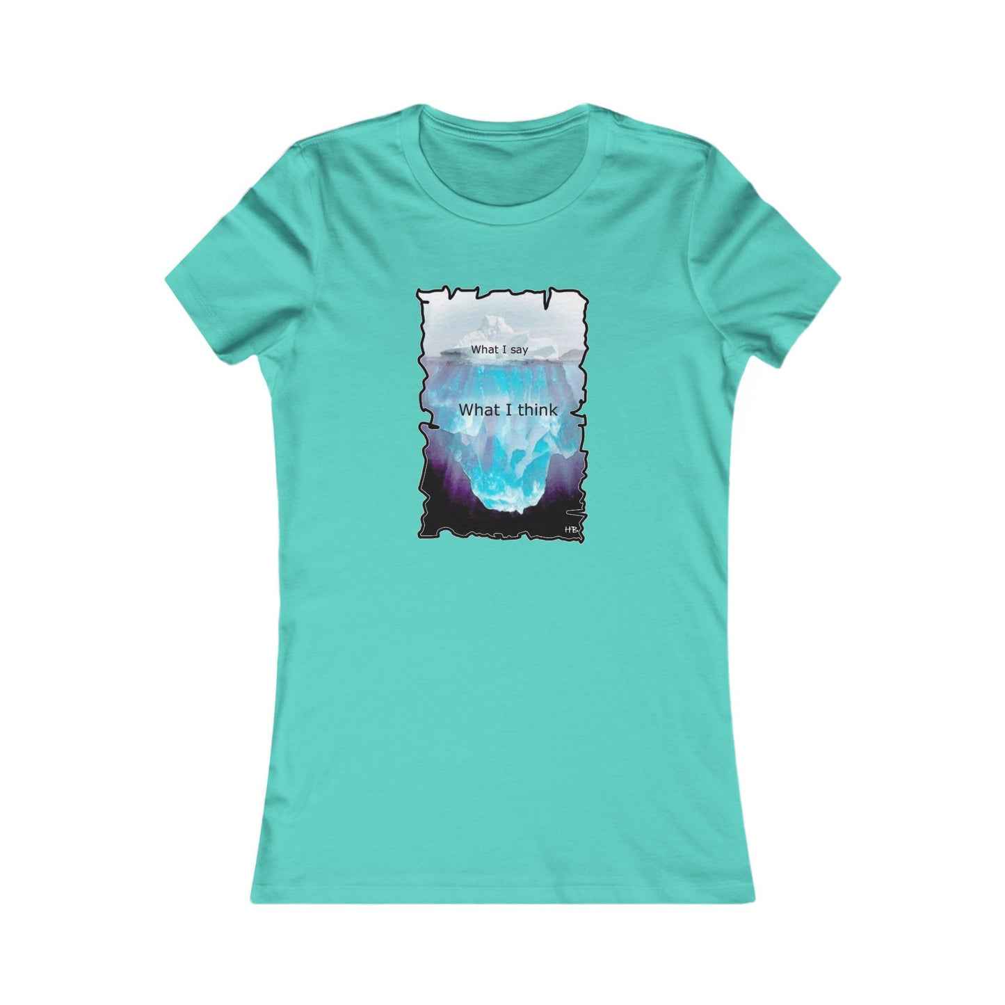 Below the Surface Veiled Verbalization (Women - Premium Cotton Tee)