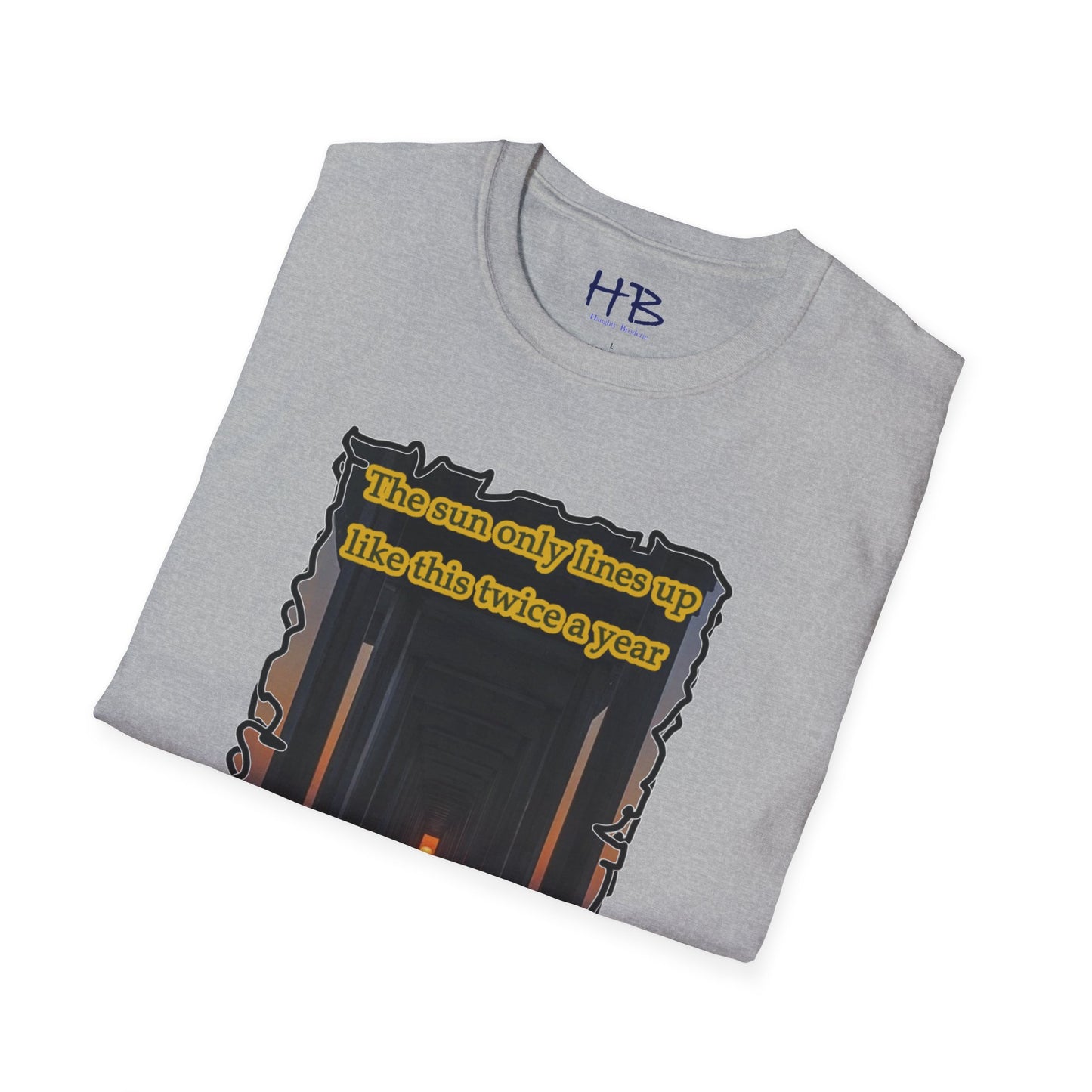 Beautiful experience the Magic of Nature of sunset through wooden tunnel