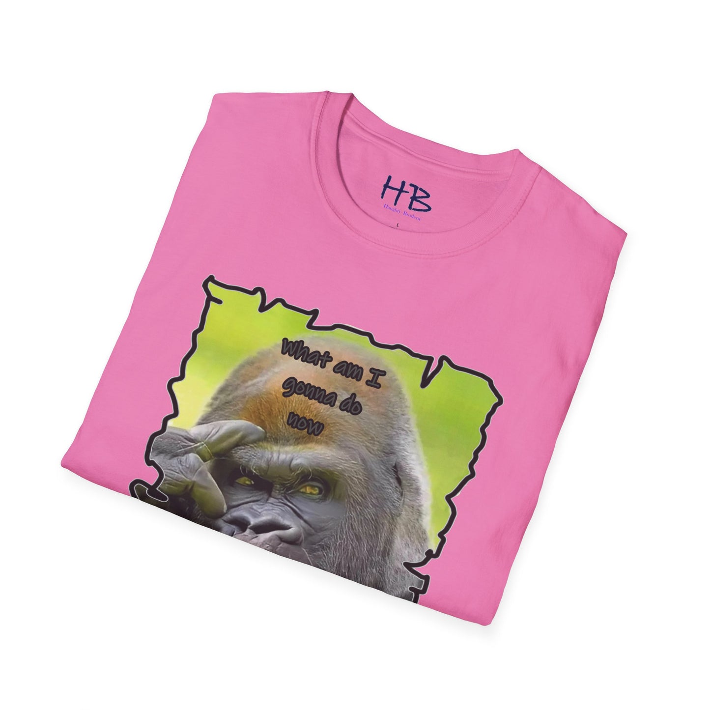 Contemplative Gorilla: Pondering Intriguing  Primate