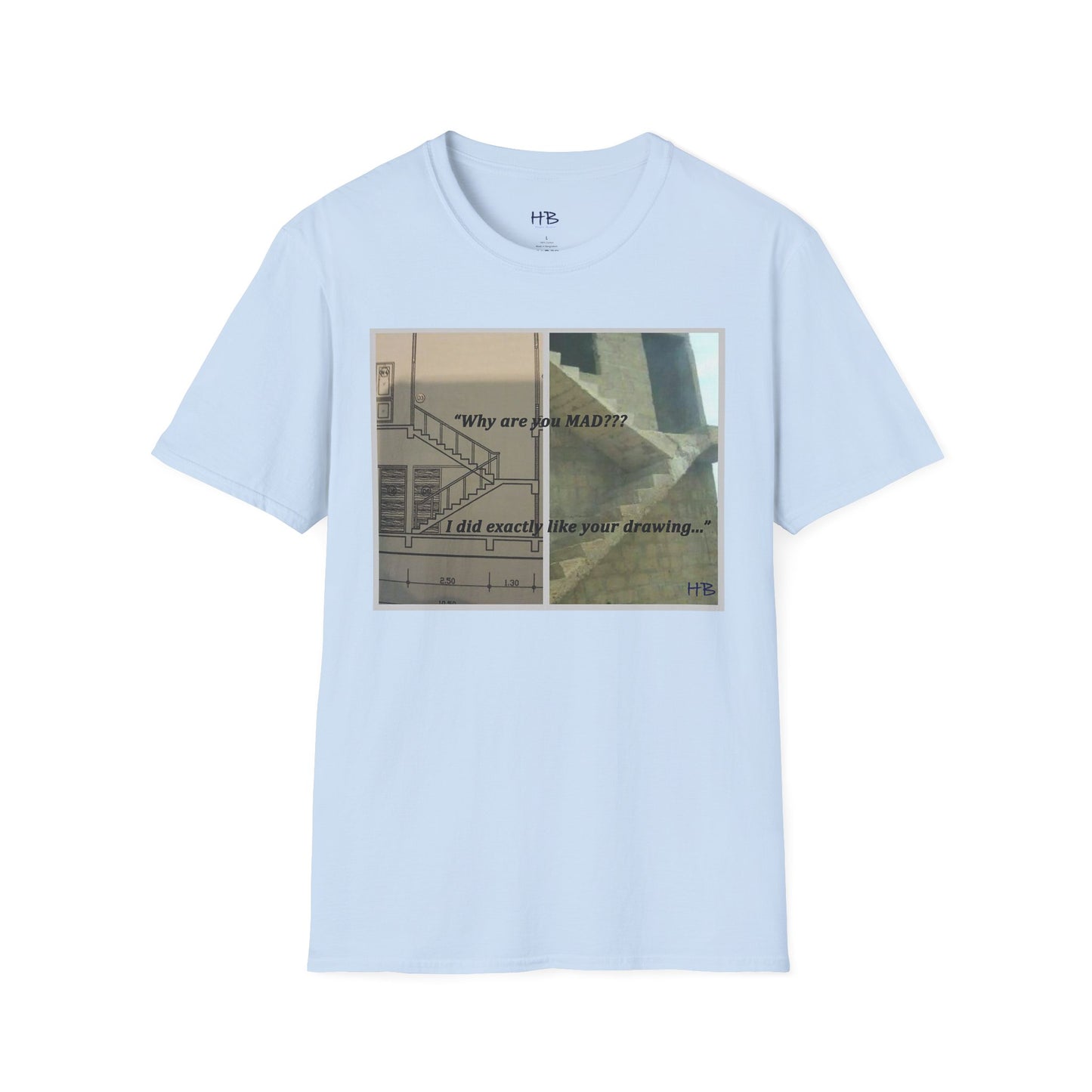 Comical Architectural Irony Stairs Sketch