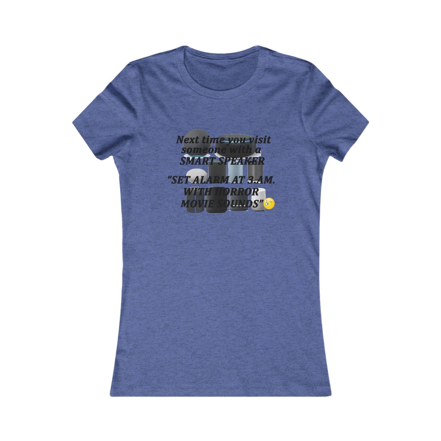 3 AM Horror movie sound (Women - Premium Cotton Tee)