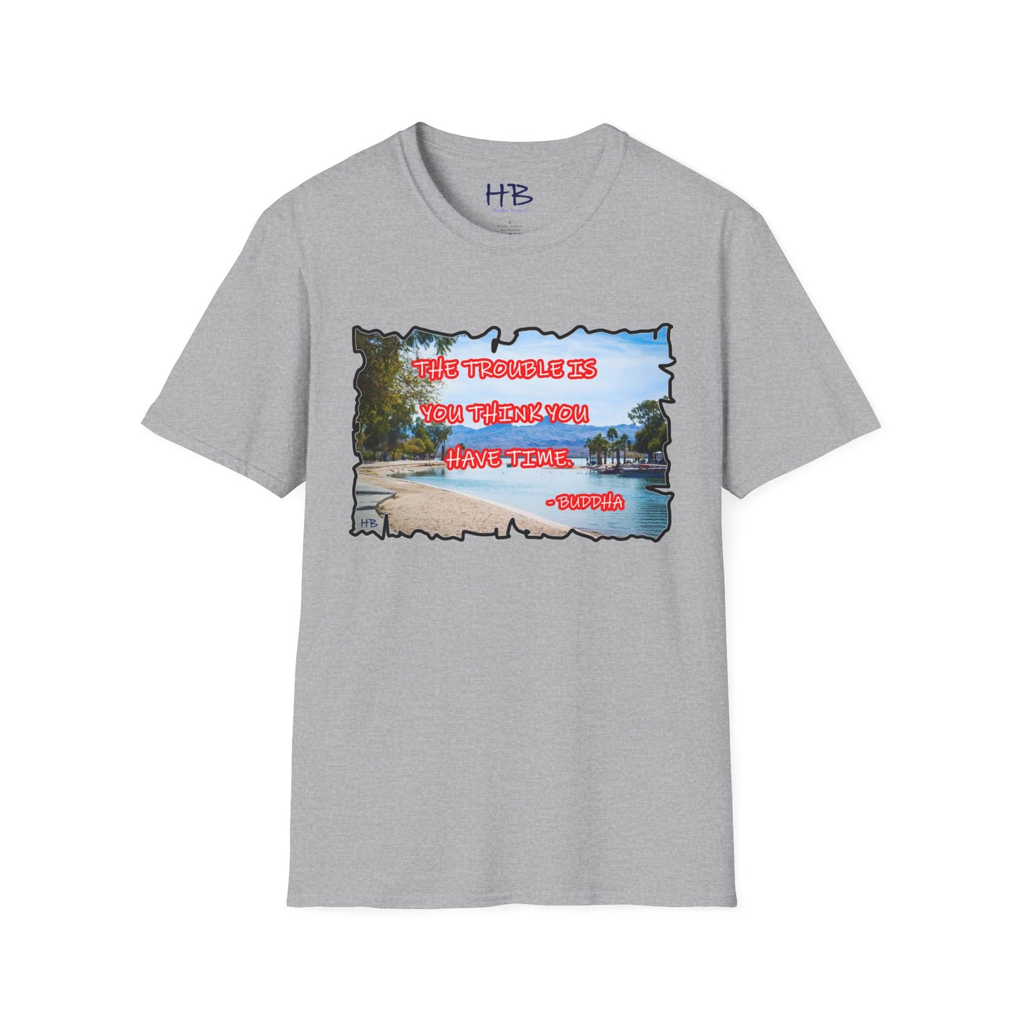 Buddha's Timeless Horizon Harmony; Philosophical Mirage Ethereal Lake Sunset Discourse 2