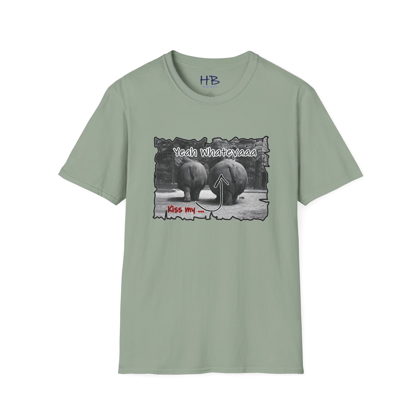 Humorous Whimsical Sarcastic Hippo Laugh-Inducing; Truth to be told to annoying people in your life