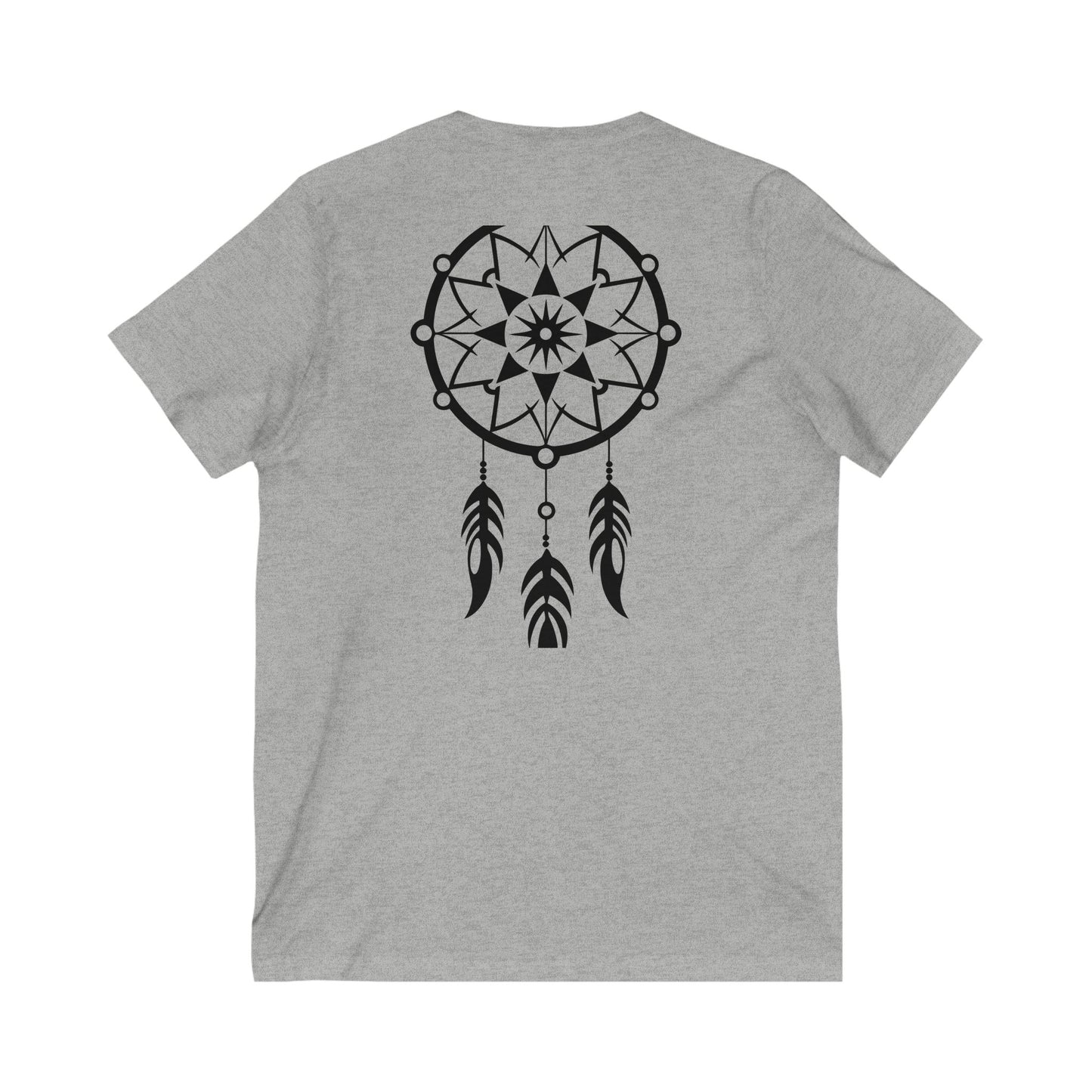 Native Indians (Unisex Jersey Short Sleeve V-neck - Comfortable Everyday Wear)
