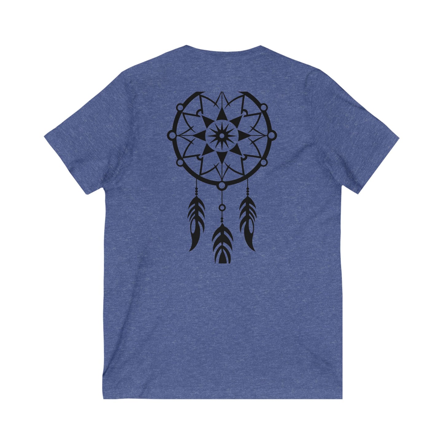 Native Indians (Unisex Jersey Short Sleeve V-neck - Comfortable Everyday Wear)