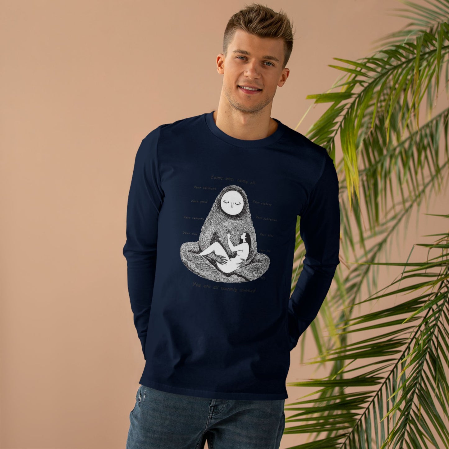 Get Yours Now -- Come one, come all  (Men's Base Longsleeve Tee - All-Season Wear)