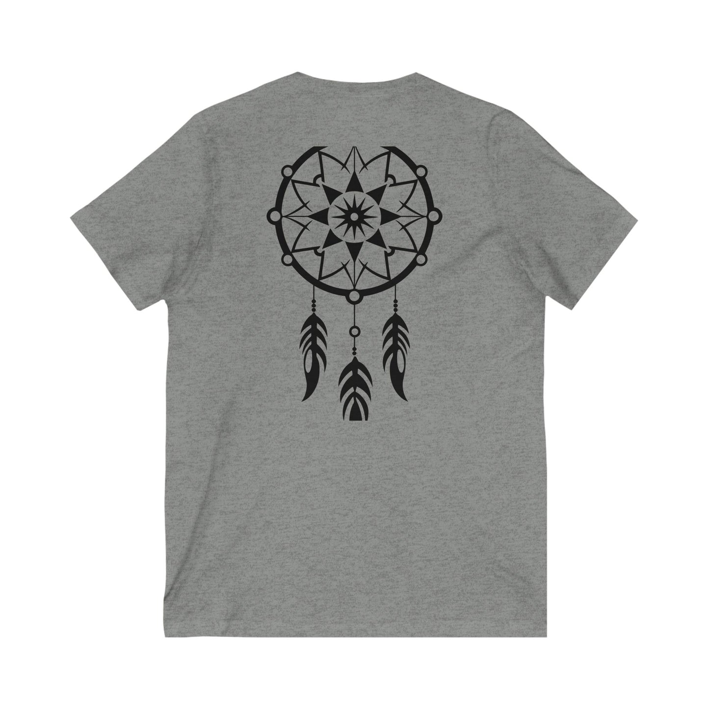 Native Indians (Unisex Jersey Short Sleeve V-neck - Comfortable Everyday Wear)