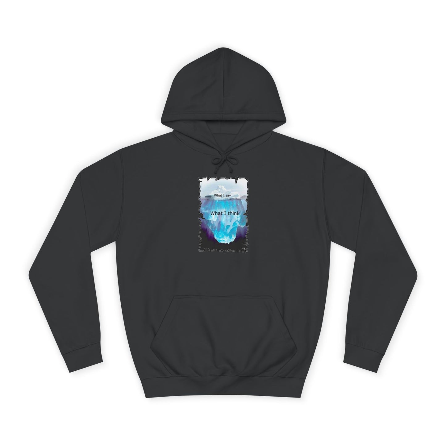 Below the Surface Veiled Verbalization (Hoodie - Cozy and Durable)