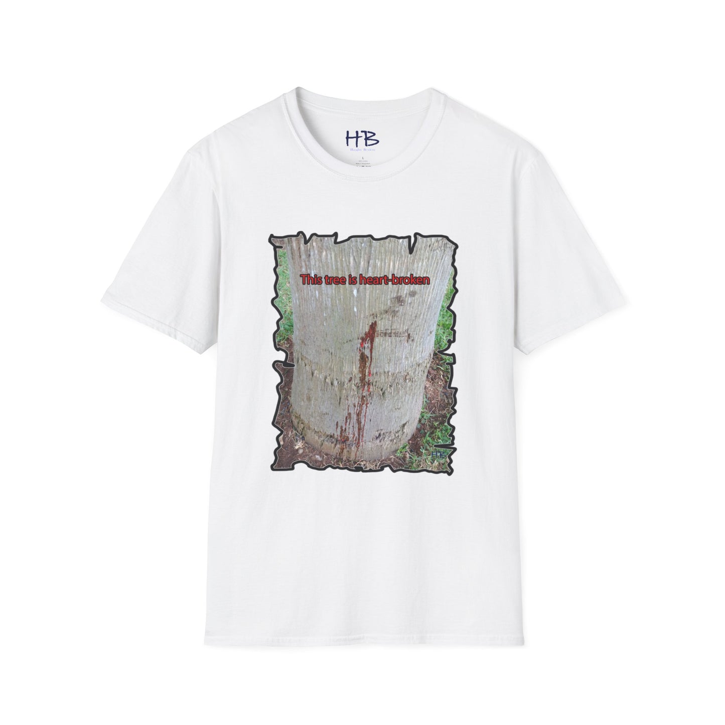 This tree is heart-broken