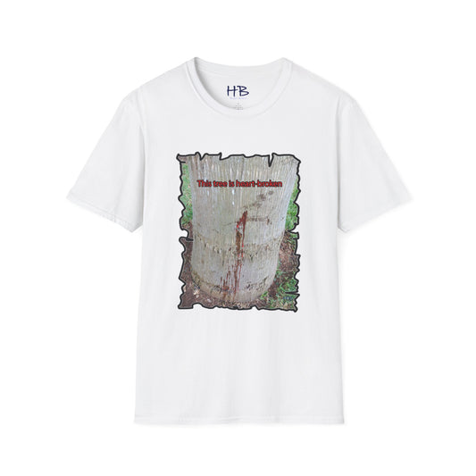 This tree is heart-broken